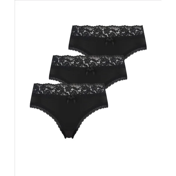 3-pack Short brésilien Dakota - Noir