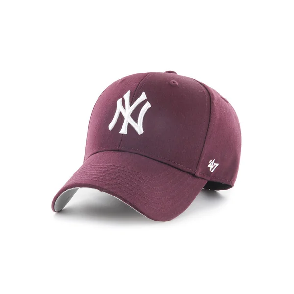 47 CAP KIDS MLB NEW YORK YANKEES RAISED BASIC MVP DKMAROON