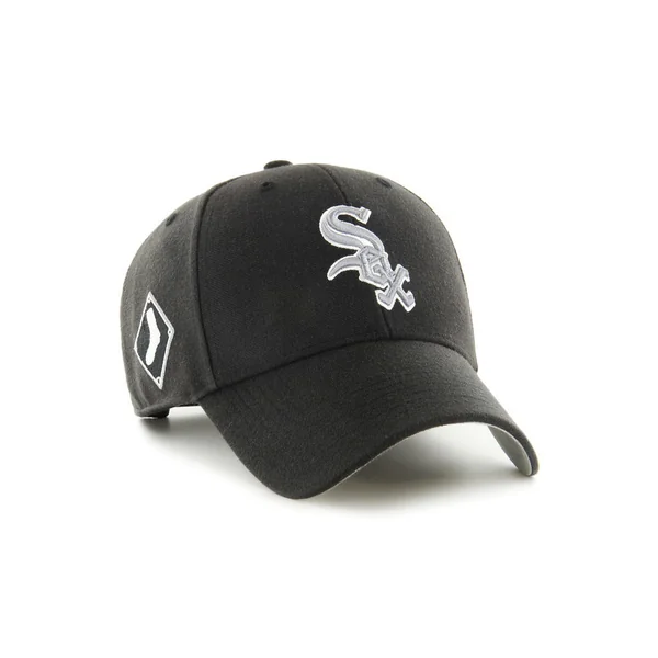 47 CAP MLB CHICAGO WHITE SOX SURE SHOT SNAPBACK MVP BLACK