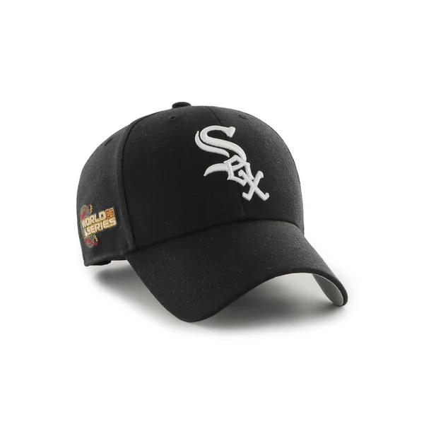 47 CAP MLB CHICAGO WHITE SOX SURE SHOT SNAPBACK MVP BLACK