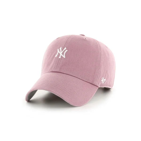 47 CAP MLB NEW YORK YANKEES BASE RUNNER CLEAN UP MAUVE