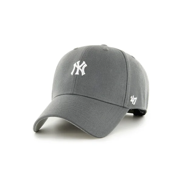 47 CAP MLB NEW YORK YANKEES BASE RUNNER SNAP MVP CHARCOAL