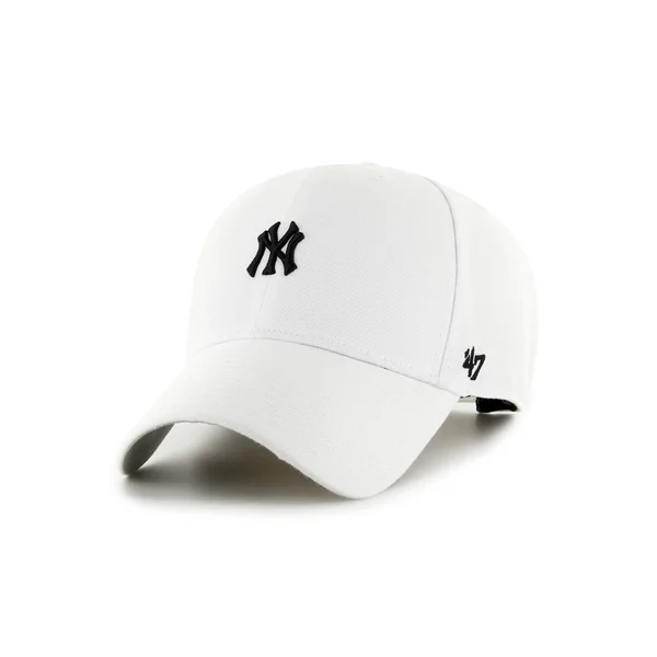 47 CAP MLB NEW YORK YANKEES BASE RUNNER SNAP MVP WHITE