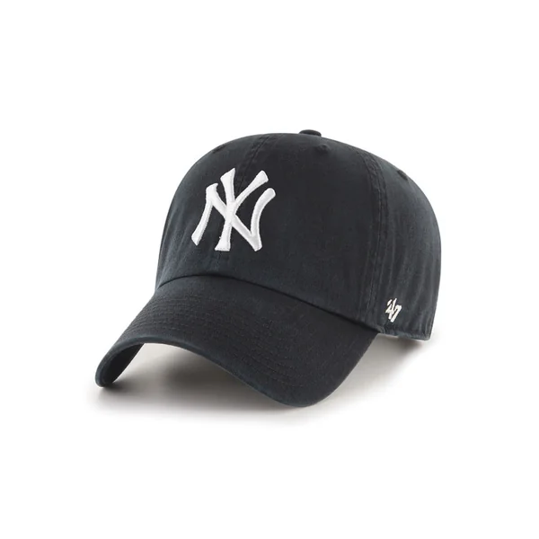 47 CAP MLB NEW YORK YANKEES CLEAN UP BKD BLACK