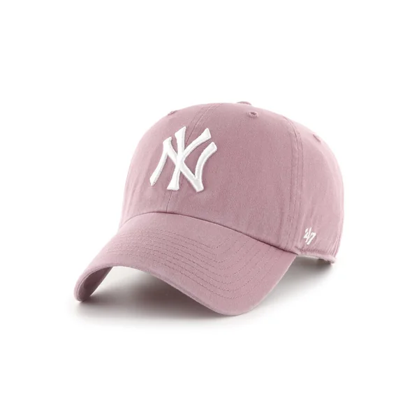 47 CAP MLB NEW YORK YANKEES CLEAN UP NO LOOP LABEL MAUVE