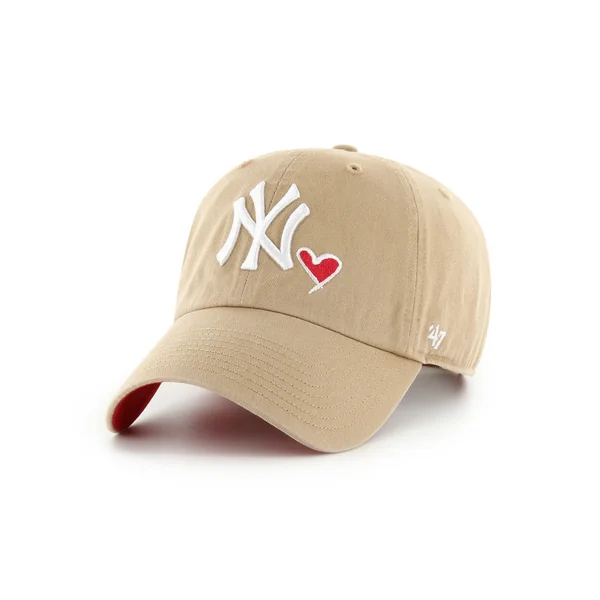 47 CAP MLB NEW YORK YANKEES ICON CLEAN UP KHAKI