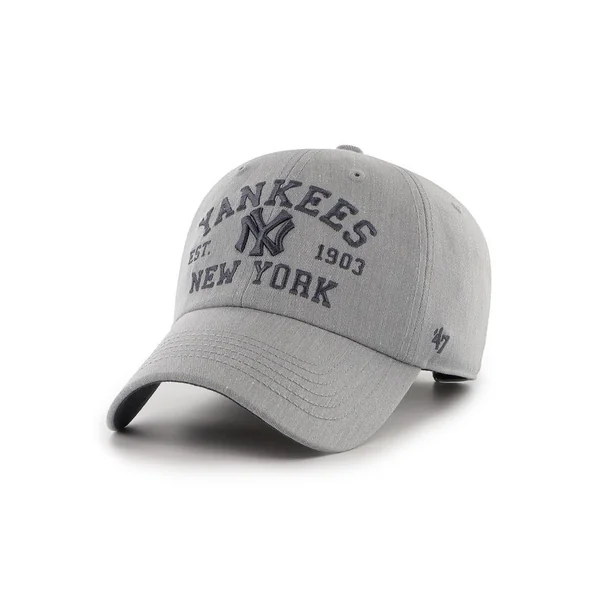 47 CAP MLB NEW YORK YANKEES MAULDEN ARCH CLEAN UP GREY