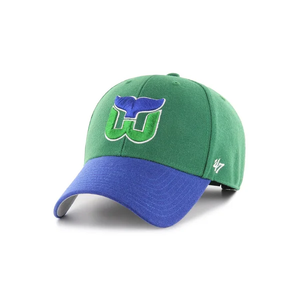 47 CAP NHL VINTAGE HARTFORD WHALERS TWOTONE MVP KELLYGREEN