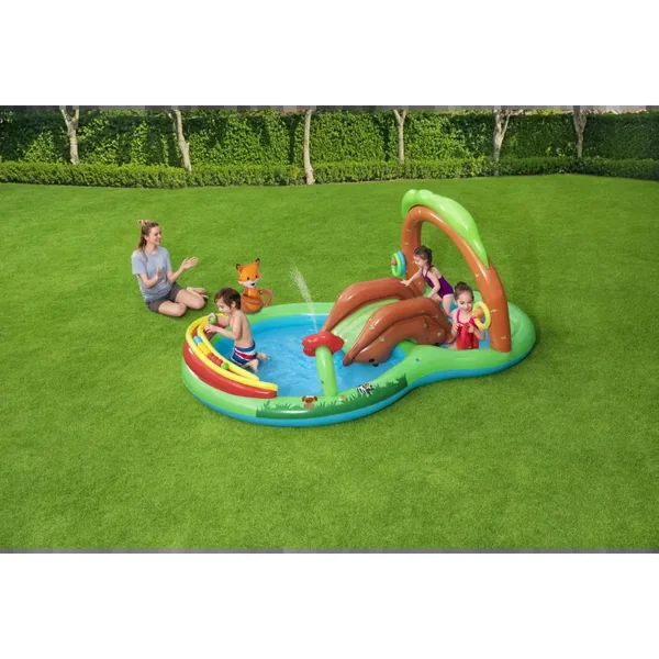 Aire de jeux avec pataugeoire Friendly Woods 295 x 199 x 130 cm