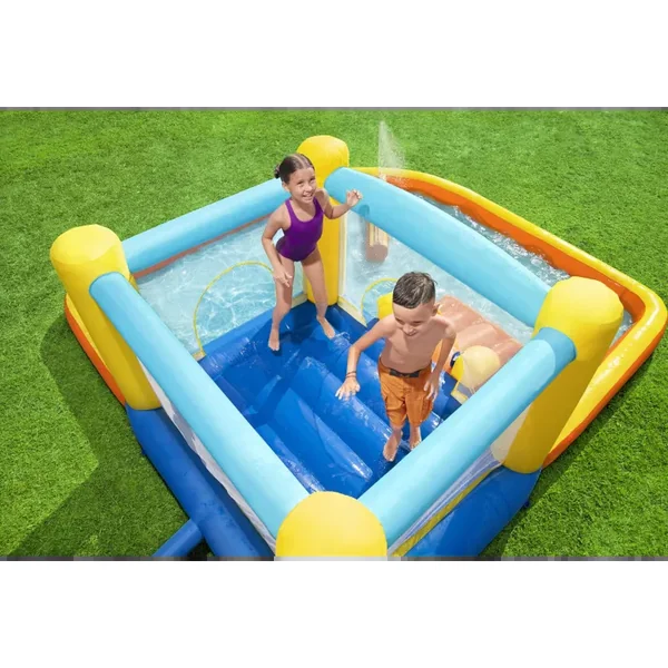 Aire de jeux gonflable avec trampoline et Pataugeoire Beach Bounce 365 x 340 x 152 cm