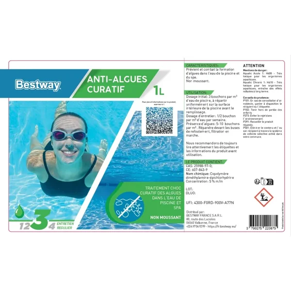 Anti-Algues Curatif - 1 Litre
