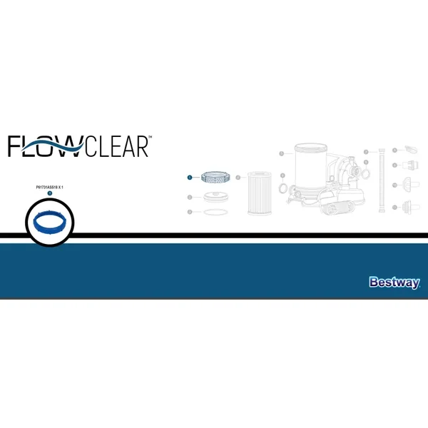 Bague de serrage pour filtration à cartouche Flowclear - 9463 l/h