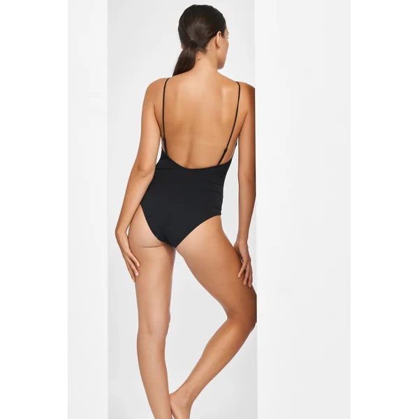 Bain Maillot de bain 1 Pièce 600 black silver 8896