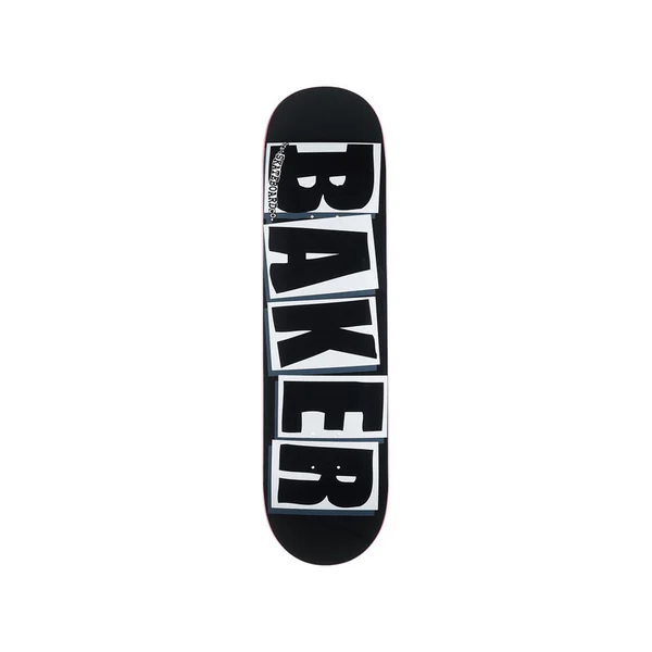 BAKER DECK BRAND LOGO BLK WHT 8.125 X 31.5