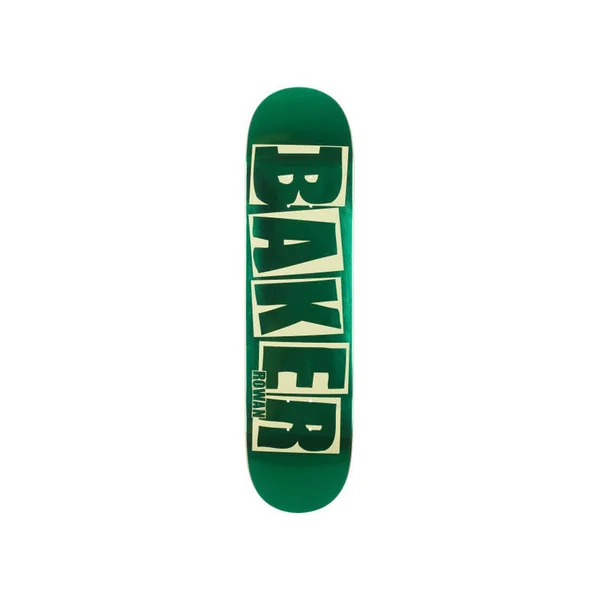 BAKER DECK BRAND LOGO RZ GRN FOIL B2 8.0 X 32