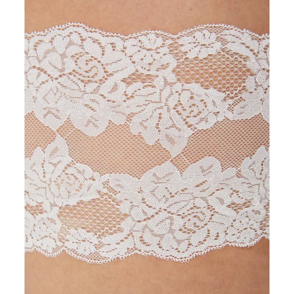 Bandes de cuisses anti-frottements en dentelle - Blanc