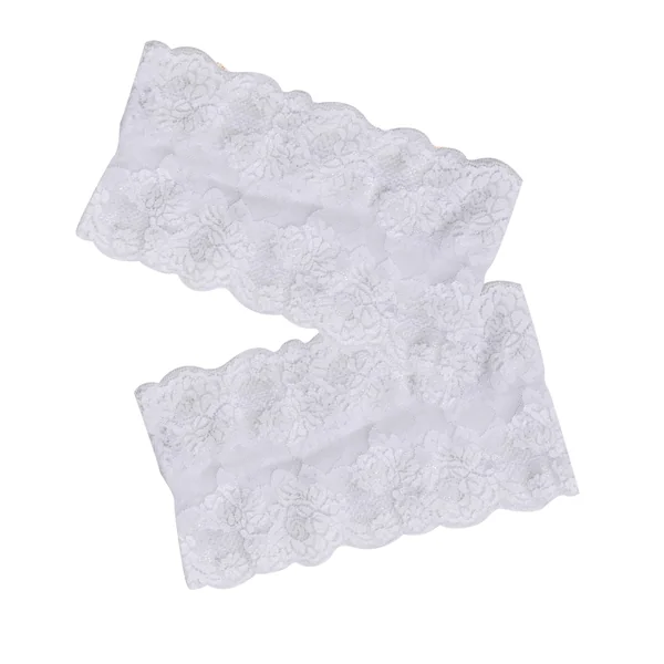Bandes de cuisses anti-frottements en dentelle - Blanc