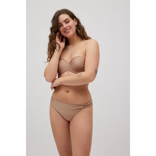 Bas de bikini bronze à paillettes