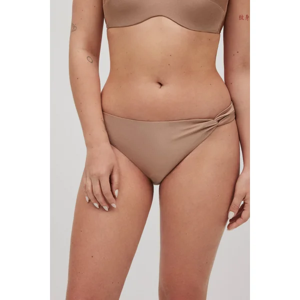 Bas de bikini bronze à paillettes