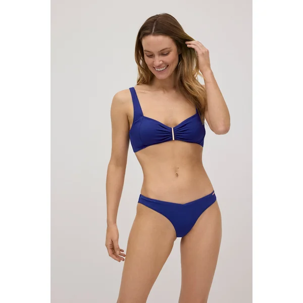 Bas de bikini brésilien piqué marine