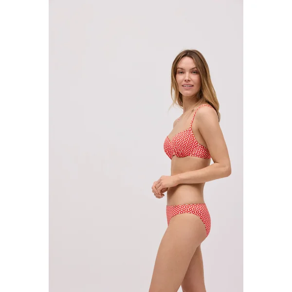 Bas de bikini imprimé piqué