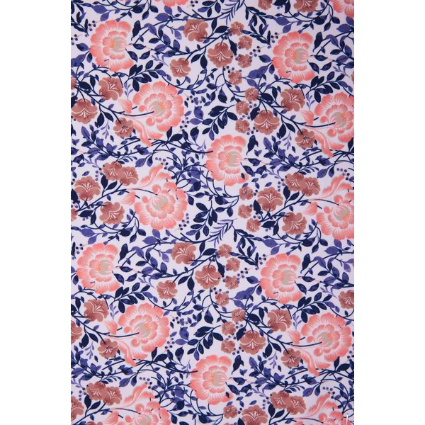 Bas de bikini midi détail fleuri