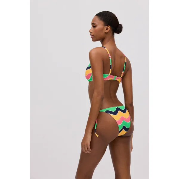 Bas de bikini noué coloré