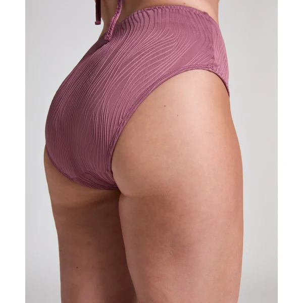 Bas de bikini Rio taille haute - Violet