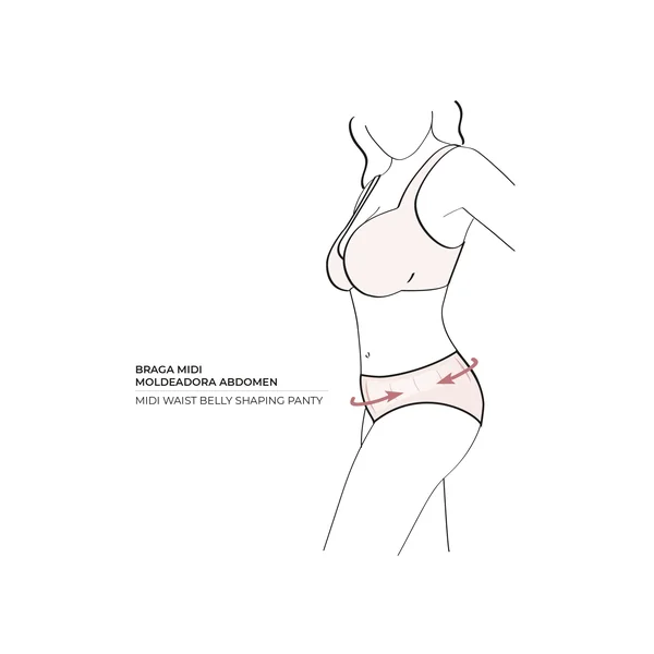 Bas de bikini réducteur à pois bleu marine avec détails froncés