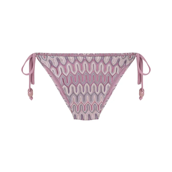 Bas de bikini à jambe haute Cali - Rose