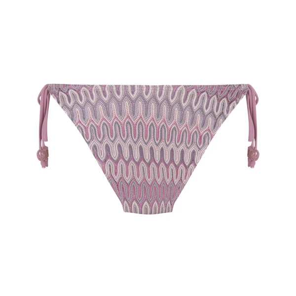 Bas de bikini à jambe haute Cali - Rose