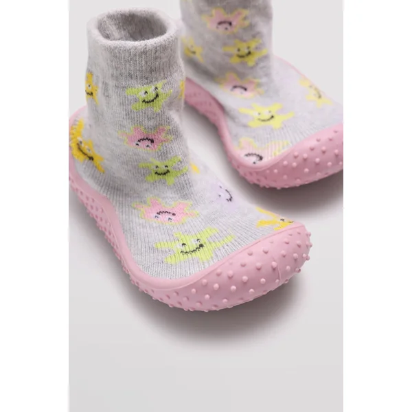 Baskets chaussettes premiers pas bébé