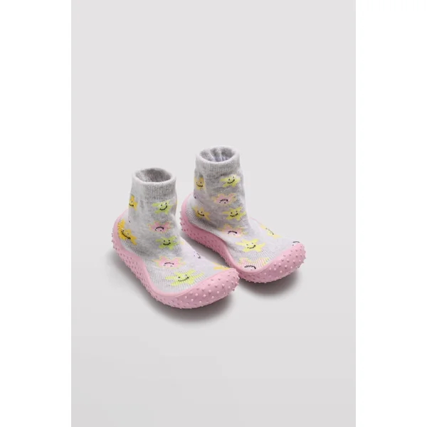 Baskets chaussettes premiers pas bébé