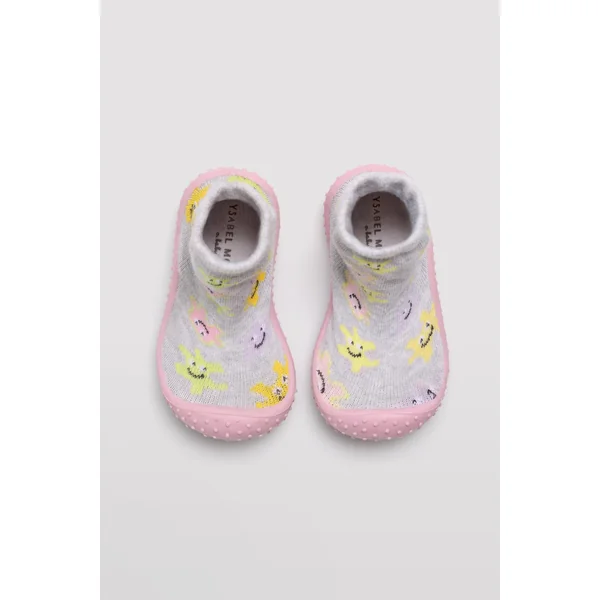 Baskets chaussettes premiers pas bébé