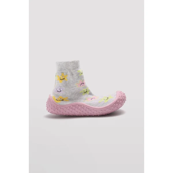 Baskets chaussettes premiers pas bébé