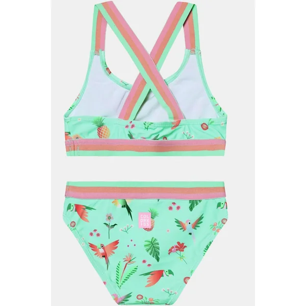 Bikini Set W. Contrast Straps, Aop