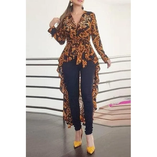 Blouse Asymétrique Bohème