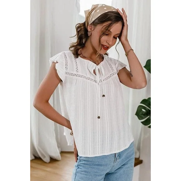 Blouse Boho Blanche
