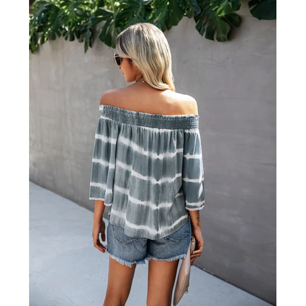 Blouse Boho Effet Tie-Dye