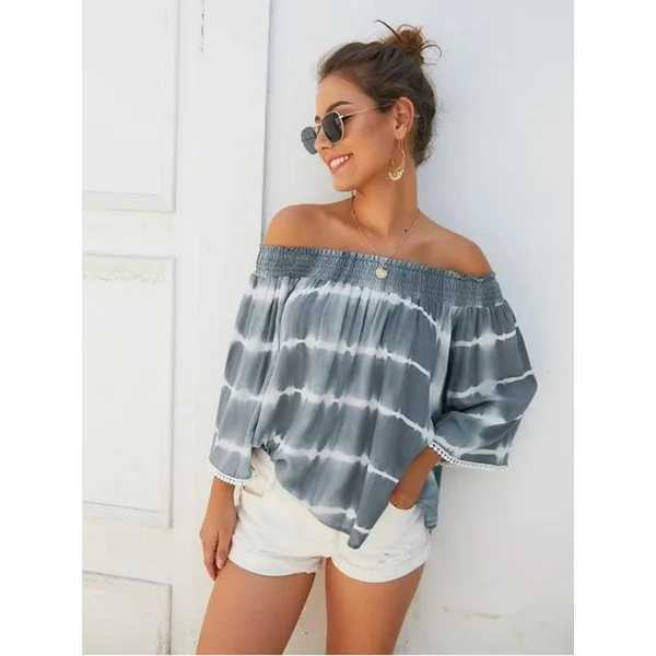 Blouse Boho Effet Tie-Dye