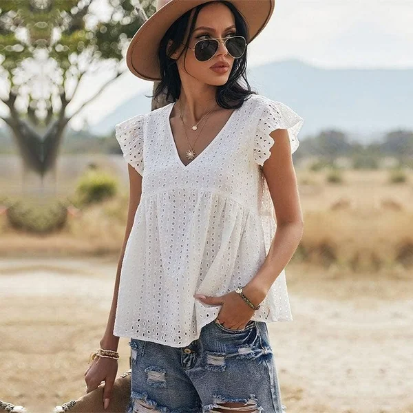 Blouse Bohème Ajourée