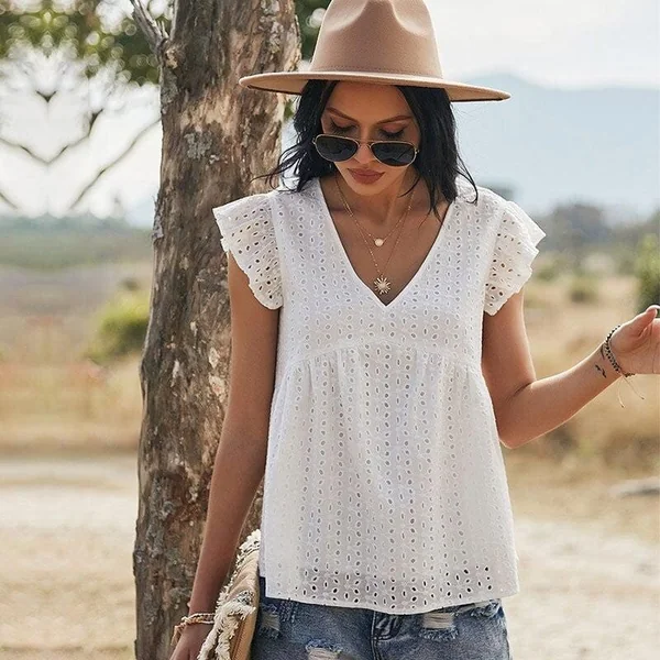 Blouse Bohème Ajourée