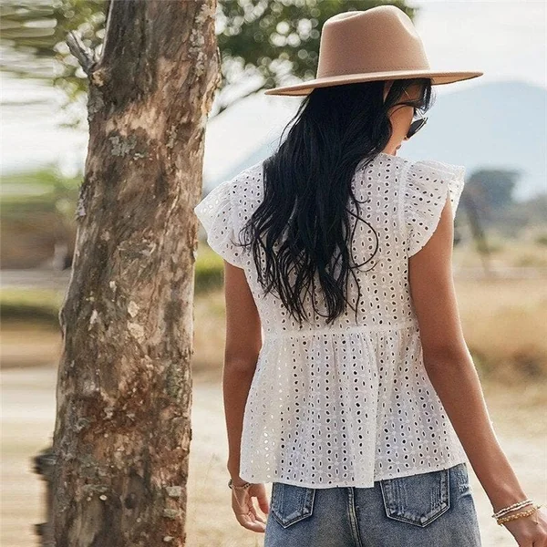 Blouse Bohème Ajourée