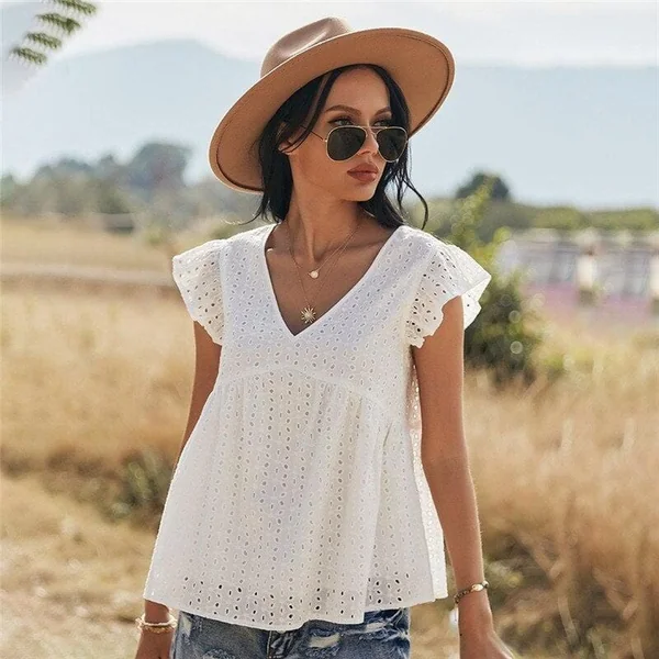 Blouse Bohème Ajourée