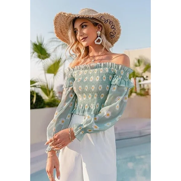 Blouse Bohème Style Bardot