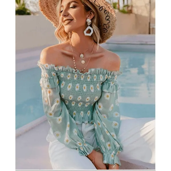 Blouse Bohème Style Bardot