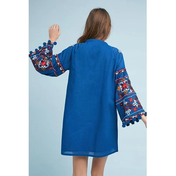 Blouse Rétro Vintage Brodée
