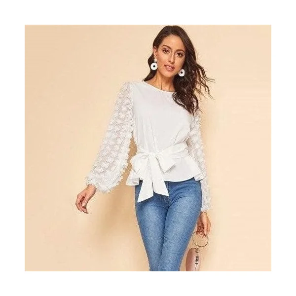 Blouse style bohème noire