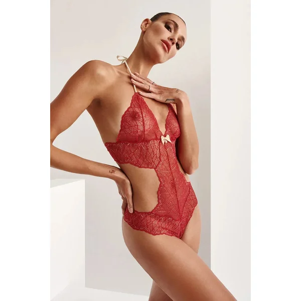 Body perles Sydney rouge