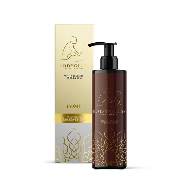 BodyGliss - Huile de massage noix de coco et rhum 15 ml - Blanc